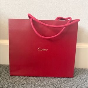 Cartier paper bag